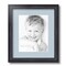 ArtToFrames 12x14" Matted Picture Frame with 8x10" Single Mat Photo Opening Framed in 1.25" Black and 2" Mat (FWM-4083-12x14)